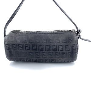 Fendi Pochette Shoulder Bag Zucchino Canvas Small